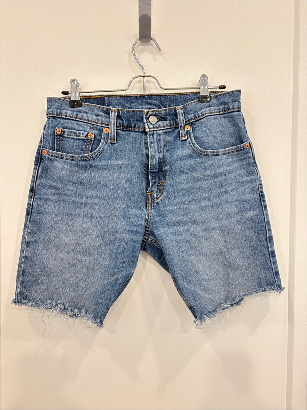Levi’s Blue Denim Cutoff Shorts
